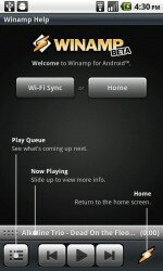 Winamp - программа для Андроид для любителей слушать музыку