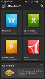OfficeSuite Pro – программа мобильный офис для Андроид, позволяющая комфортно работать с документами